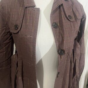 GAP Kids Brown Plaid Jacket